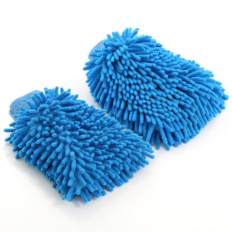 Chenille Double-Sided Car Wash Gloves Coral Insect Thickeneded 60g Car Wash Cleaning Supplies Car Rag Manufacturer Wholesale