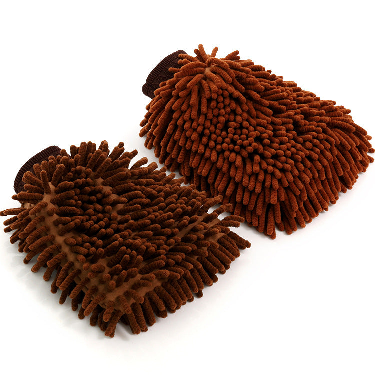 Chenille Double-Sided Car Wash Gloves Coral Insect Thickeneded 60g Car Wash Cleaning Supplies Car Rag Manufacturer Wholesale