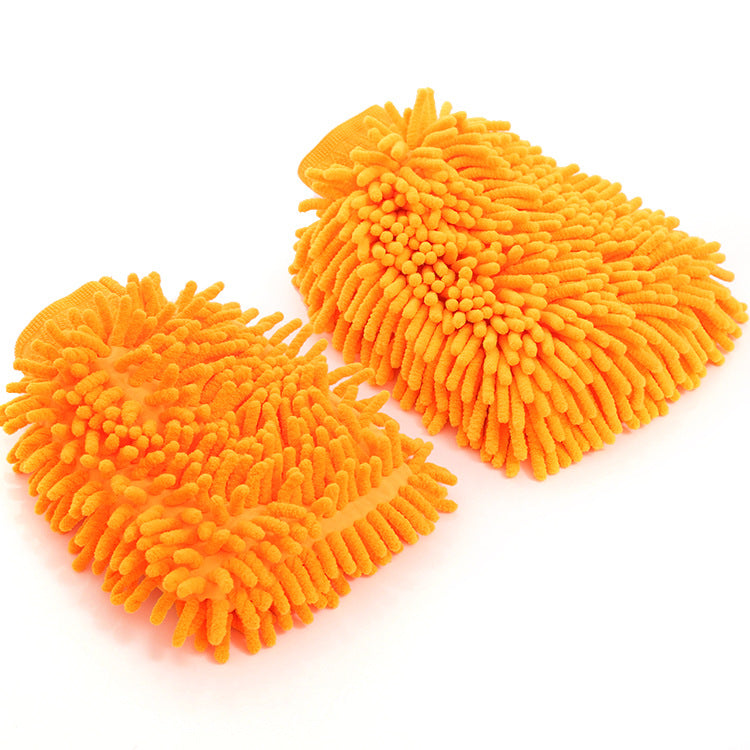 Chenille Double-Sided Car Wash Gloves Coral Insect Thickeneded 60g Car Wash Cleaning Supplies Car Rag Manufacturer Wholesale