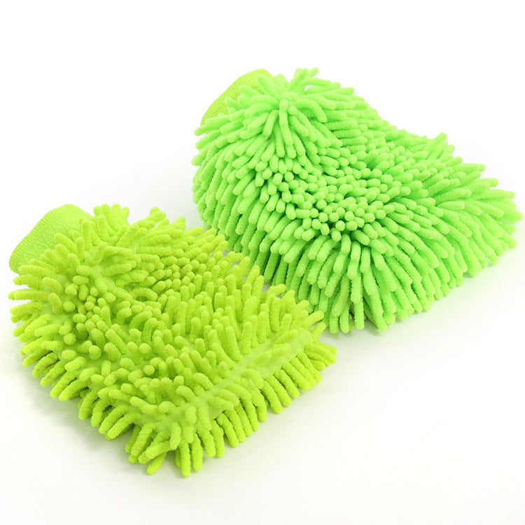 Chenille Double-Sided Car Wash Gloves Coral Insect Thickeneded 60g Car Wash Cleaning Supplies Car Rag Manufacturer Wholesale