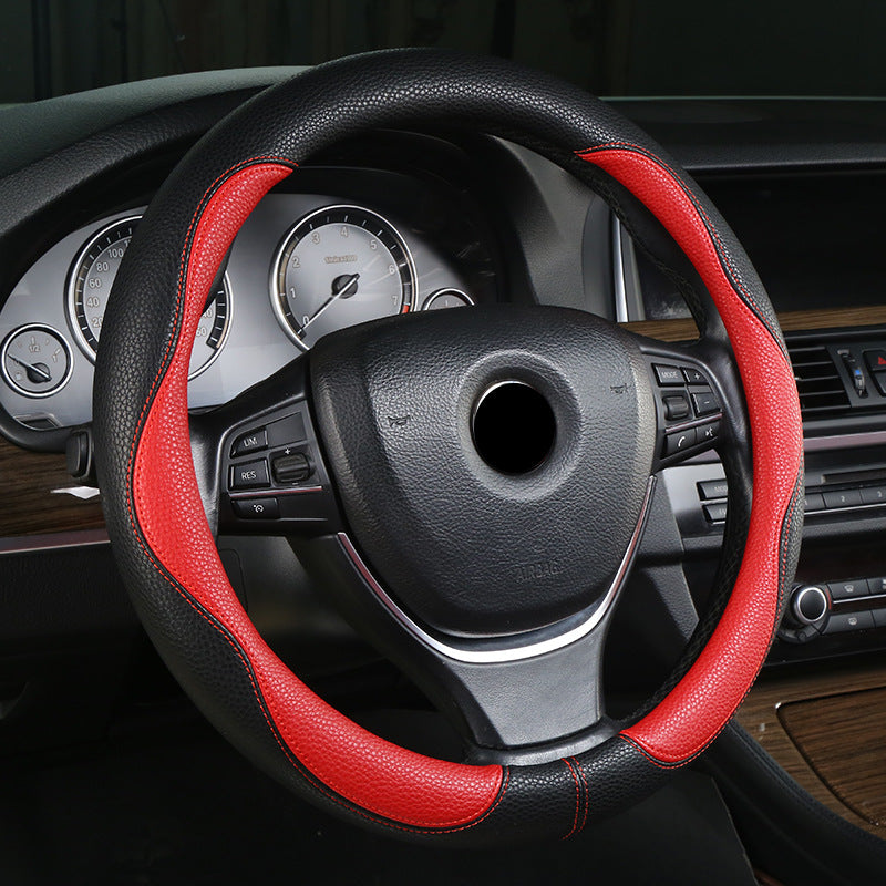 Cross-border car handle cover four seasons GM supplies not easy to slip sweat-absorbent comfortable car steering wheel cover wholesale