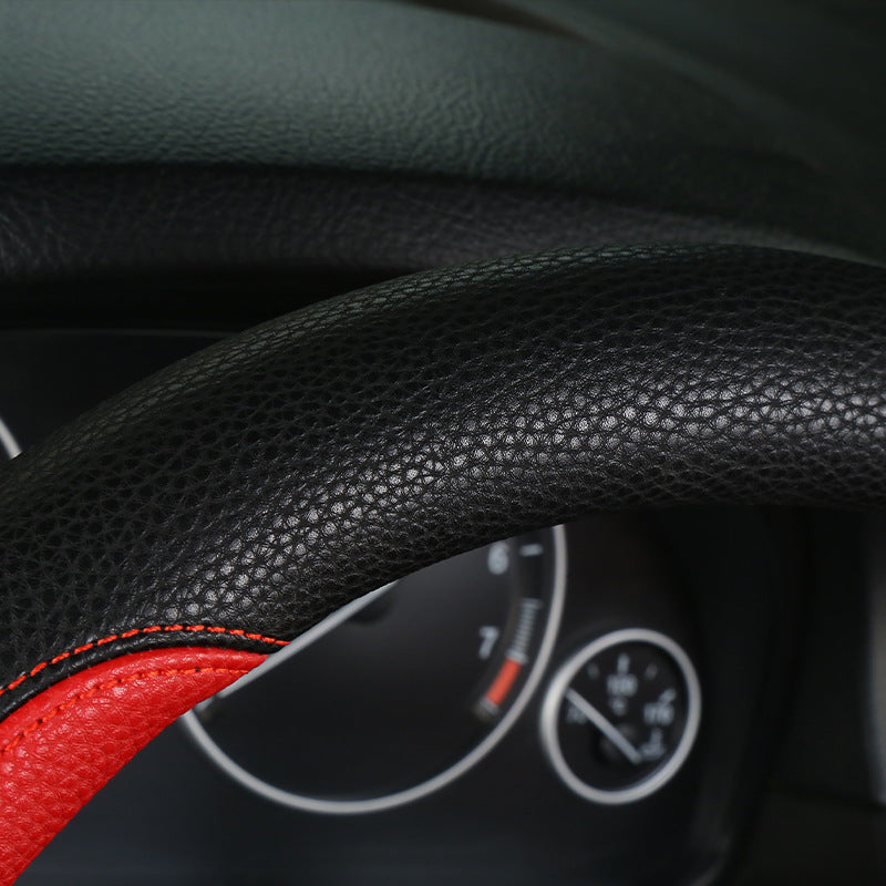 Cross-border car handle cover four seasons GM supplies not easy to slip sweat-absorbent comfortable car steering wheel cover wholesale