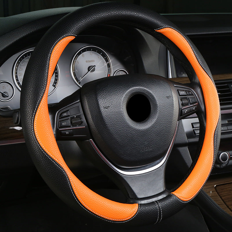 Cross-border car handle cover four seasons GM supplies not easy to slip sweat-absorbent comfortable car steering wheel cover wholesale
