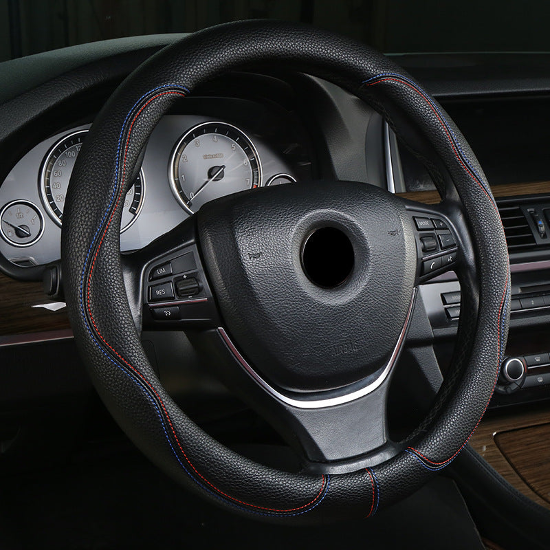 Cross-border car handle cover four seasons GM supplies not easy to slip sweat-absorbent comfortable car steering wheel cover wholesale