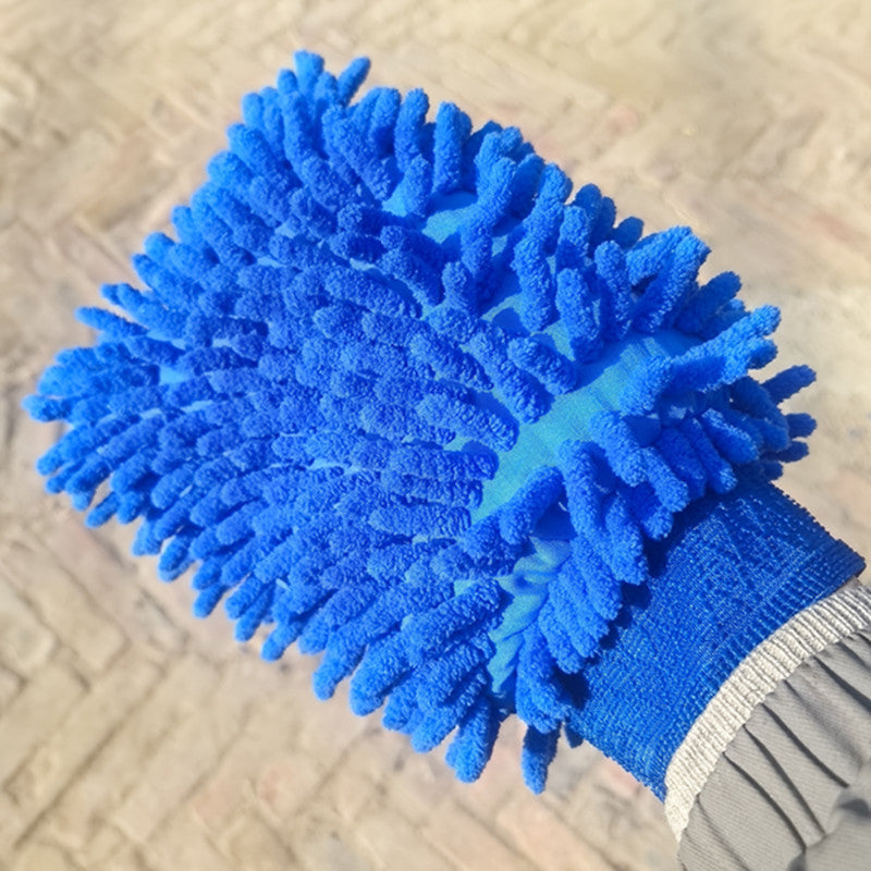 Chenille Double-Sided Car Wash Gloves Coral Insect Thickeneded 60g Car Wash Cleaning Supplies Car Rag Manufacturer Wholesale