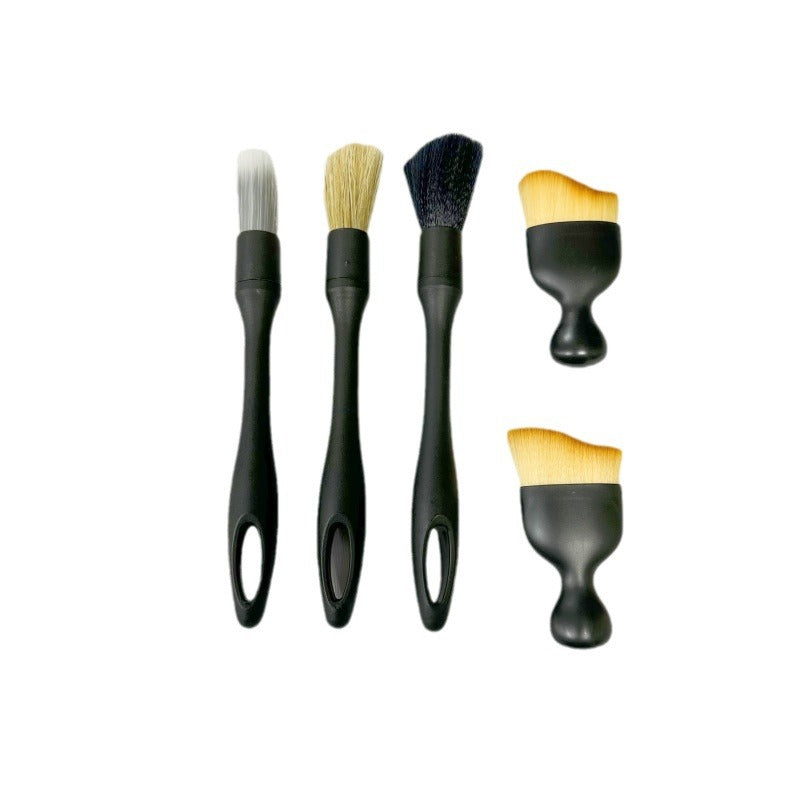 car interior air conditioning air outlet 5pcs cleaning brush cleaning details brush gap cleaning brush car wash brush