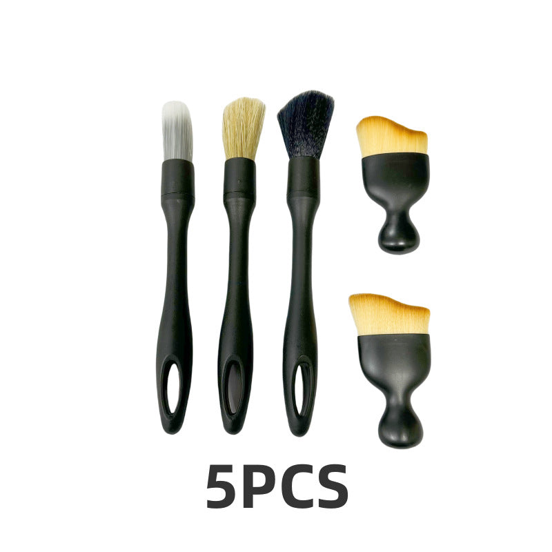 car interior air conditioning air outlet 5pcs cleaning brush cleaning details brush gap cleaning brush car wash brush