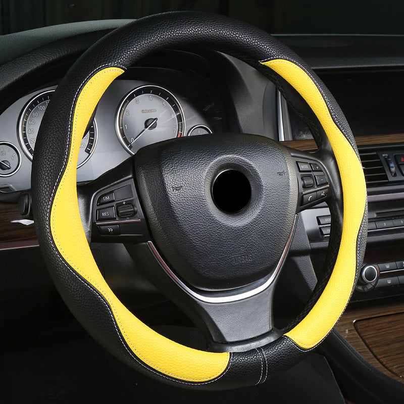 Cross-border car handle cover four seasons GM supplies not easy to slip sweat-absorbent comfortable car steering wheel cover wholesale