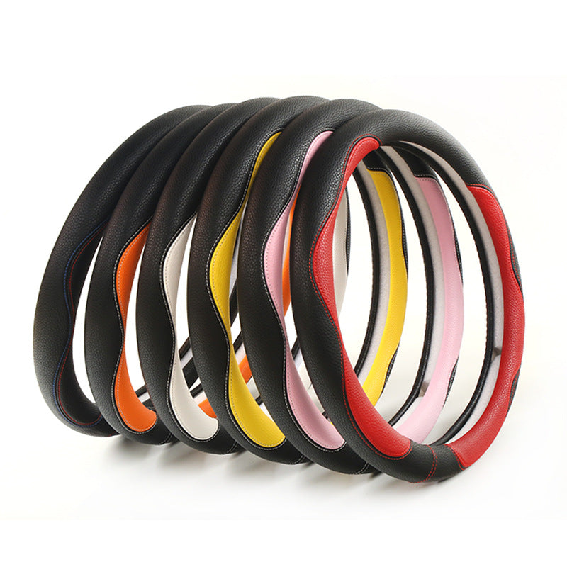 Cross-border car handle cover four seasons GM supplies not easy to slip sweat-absorbent comfortable car steering wheel cover wholesale