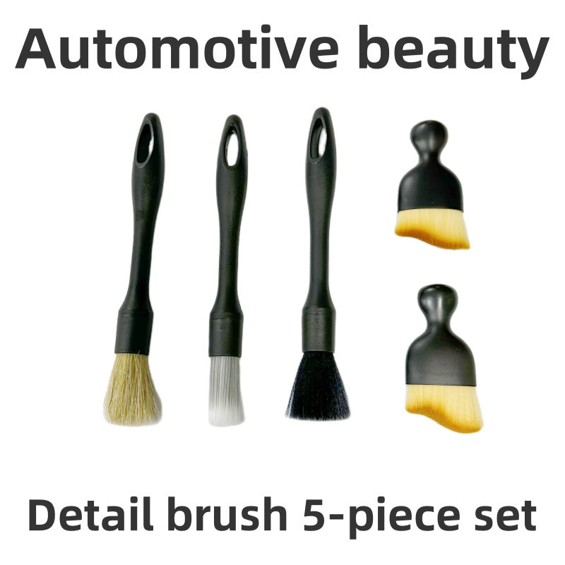 car interior air conditioning air outlet 5pcs cleaning brush cleaning details brush gap cleaning brush car wash brush