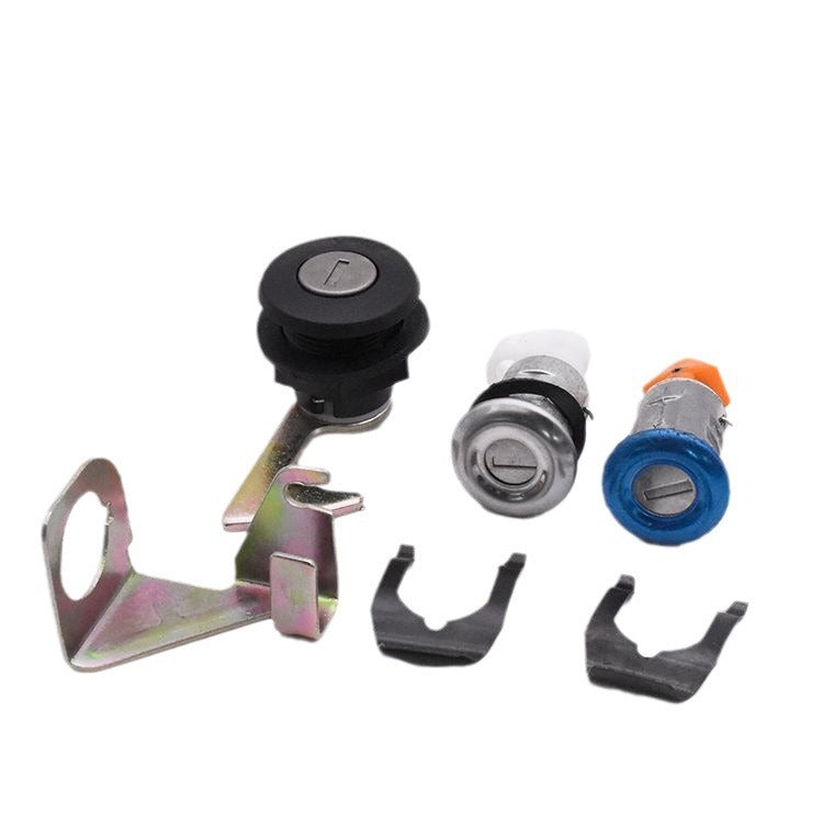 Pedal electric car Longwei electric door lock set lock power supply dragon head lock full car key lock anti-theft ignition switch accessories