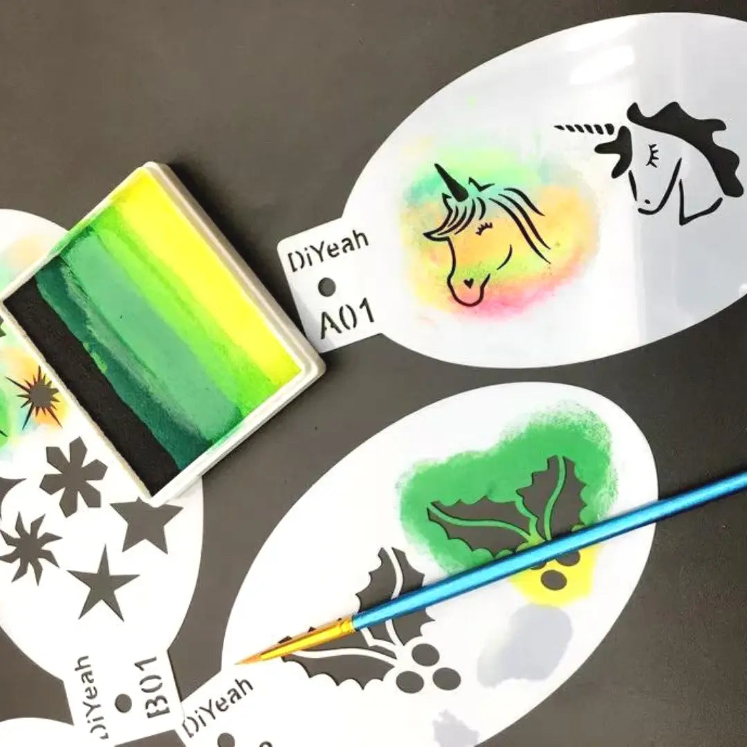 Face Painting Stencil - Halloween Stencils Collection