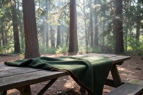 Alpaca ARMY Camp Blanket